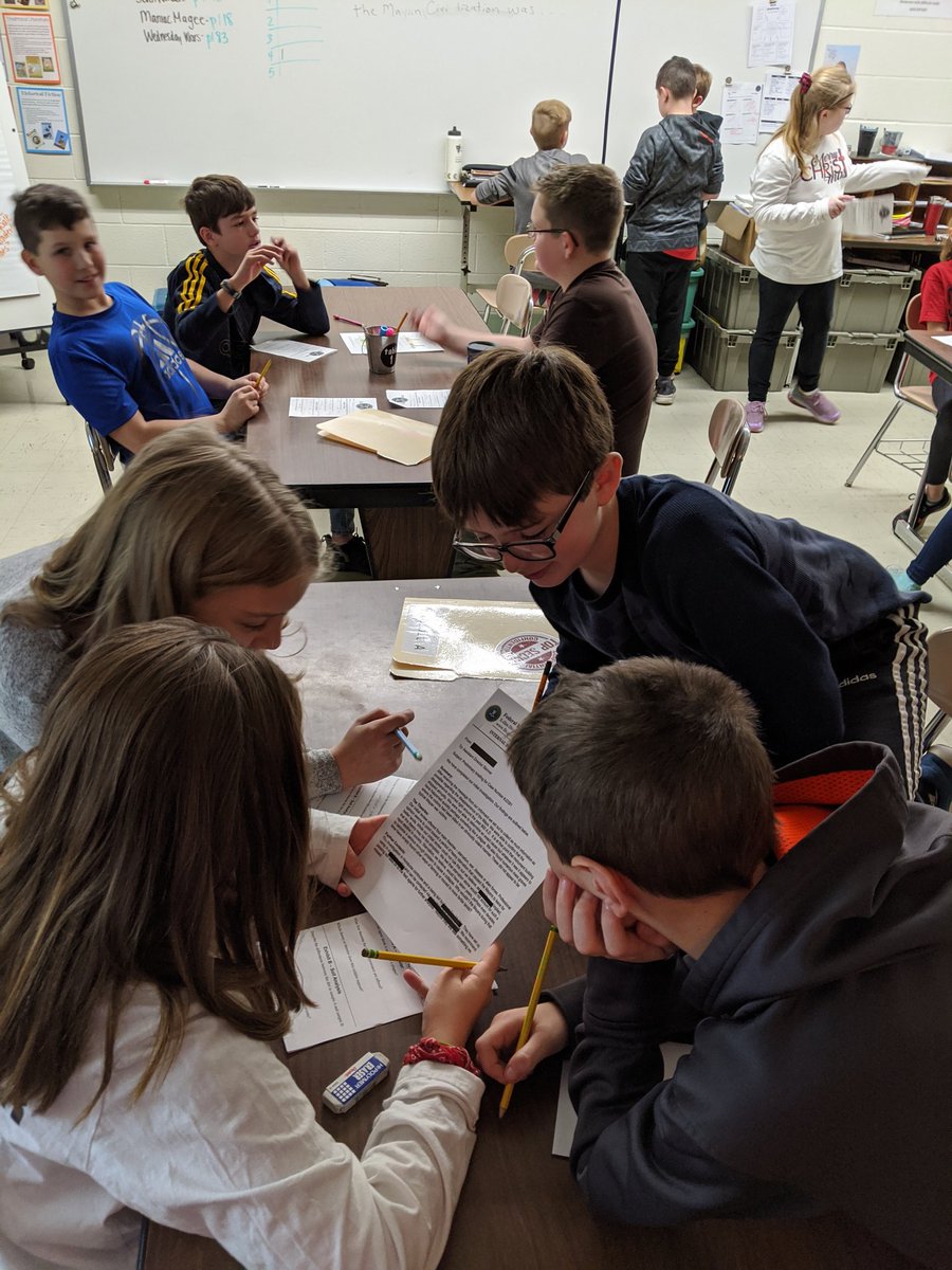 smonsman's tweet photo. Today we analyzed tables, charts, and other evidence to determine what caused the disappearance of the Mayan  civilization. Thanks @MrRoughton for the great materials! @ChardonMS https://t.co/6zalXiTFWo
