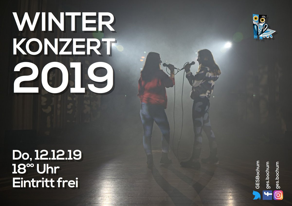 GESBochum's tweet photo. #Winterkonzert 2019 #GES #eintrittfrei https://t.co/p0cN1gfaDj