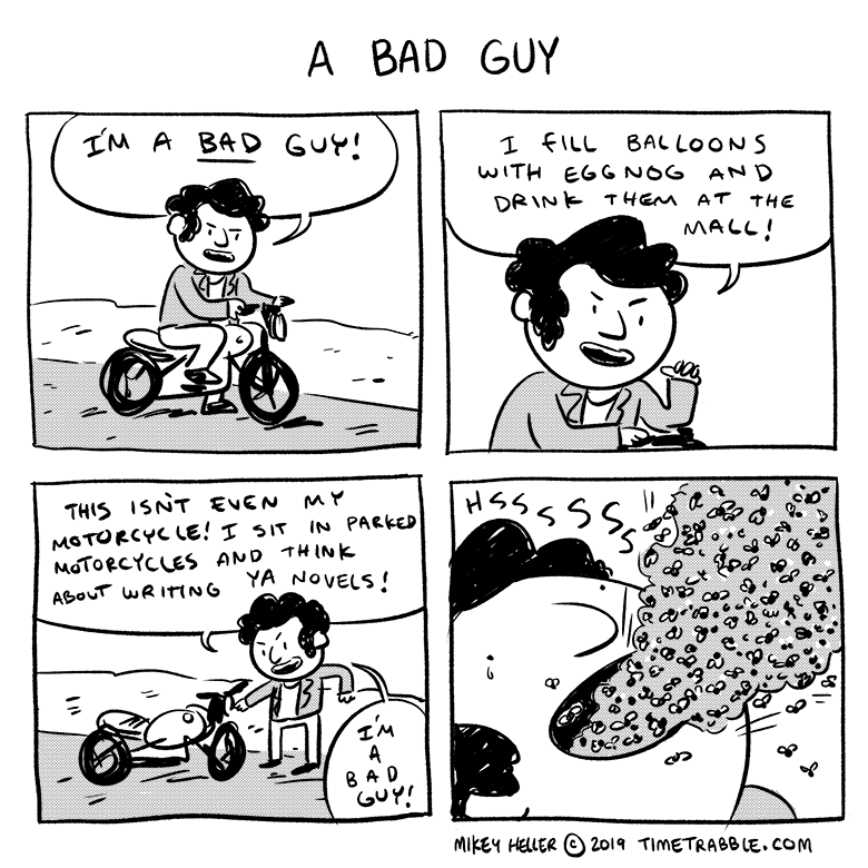 i drew a comic about a bad guy 