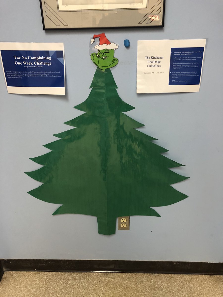 mickpanko's tweet image. Day one down in our week long, “No complaining challenge” @kitchenerschool Big thanks to @JonGordon11 for the tools to work on our mindset and unfortunate tendency to complain. #bahhumbug #tistheseason #assetbasedthinking