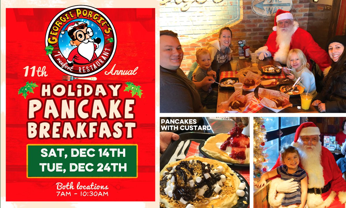 #gppancakebreakfast Sat Dec 14th &amp; Christmas Eve @gppancakebreakfast