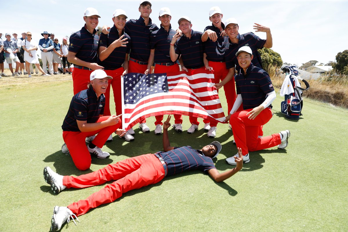 AJGAGolf's tweet photo. Champs
#JrPresidentsCup https://t.co/k7c4wP6UnI
