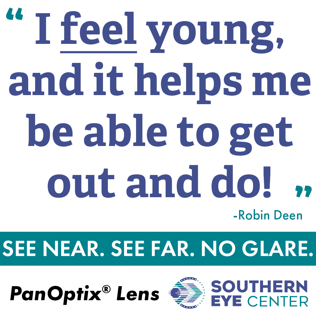 SouthernEye2020's tweet photo. #Cataracts represent a once in a lifetime opportunity to have the vision you've always wanted. #PanOptix lenses offer you the ability to see near, far, and in between without glare. #SEC2020 #PanOptimist https://t.co/lkCD8mxur9