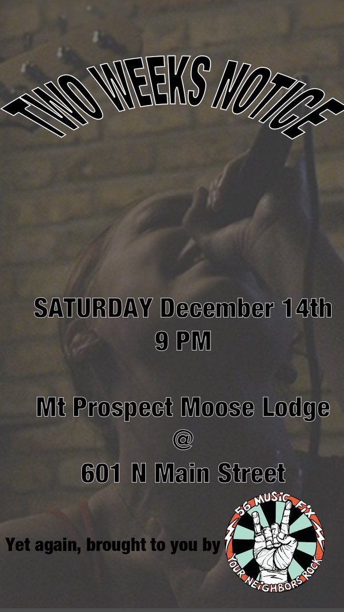 IceHouseMary's tweet photo. We hope you like listening to noise as much as we like making it. We’re back in your backyard Mt Prospect!

See you all SATURDAY!! https://t.co/Yb1bwUX50v