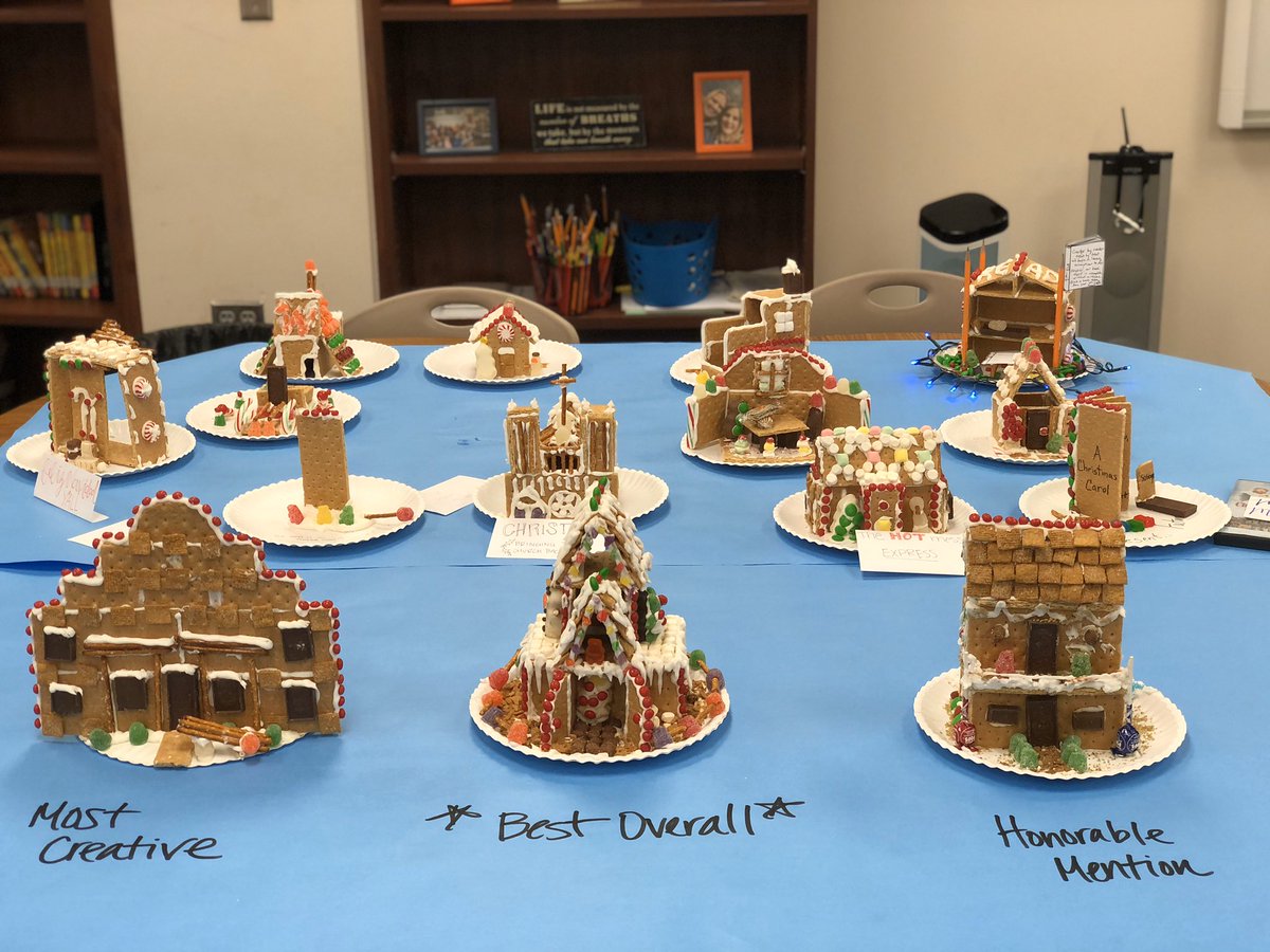 And the gingerbread house winners are...