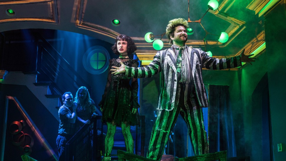 playbill's tweet image. Beetlejuice will close as The Music Man revival, starring Hugh Jackman and Sutton Foster, secures the Winter Garden Theatre: bit.ly/beetlejuice-to…
