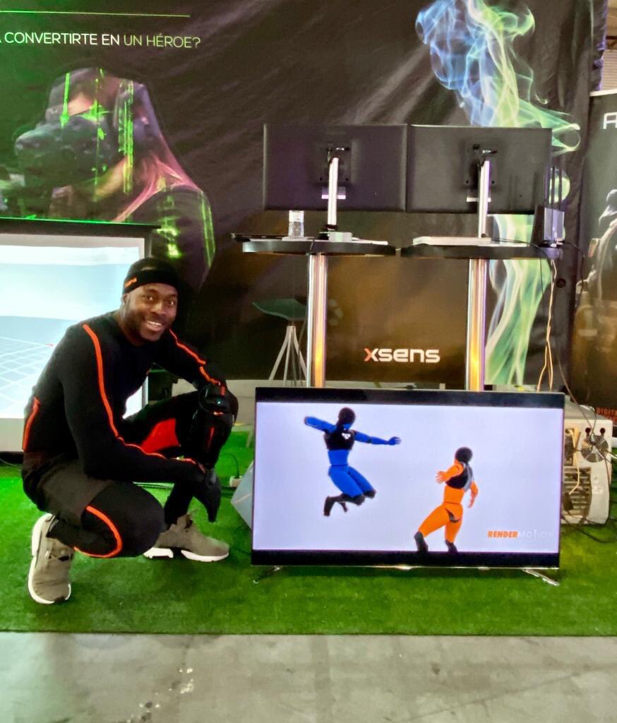 rendermotion_es's tweet photo. Nos fuimos contentísimos de @niceonebcn donde pudimos enseñaros todo lo que hacemos con los equipos @Xsens de los que somos distribuidores exclusivos en España. Todas las tecnologías emergentes sobre realidad virtual y e-sports bajo el mismo techo! #gaming #3D #rendermotion https://t.co/RjrVGI5zL1