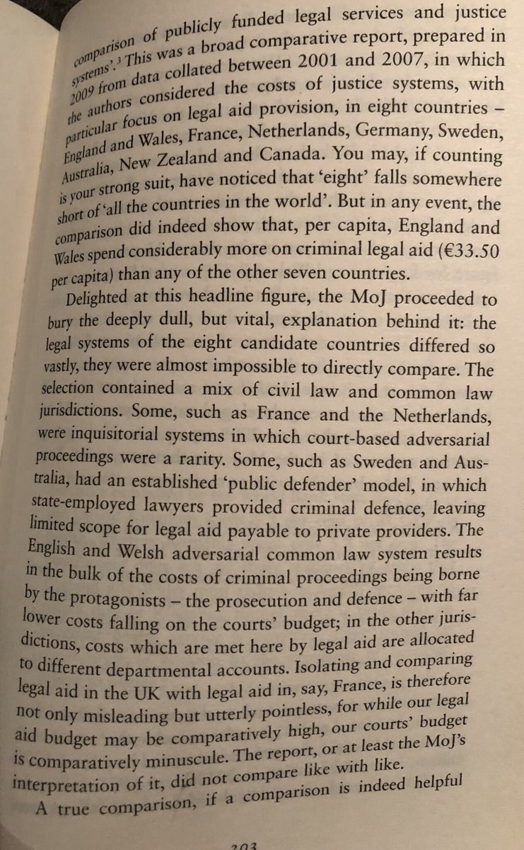 For the benefit of  @RobertJenrick, here is a free explanation of why parroting “We have the most expensive legal aid system in Europe/the world/the universe” is palpable bullshit. If he has any integrity, Robert should apologise for misleading the electorate. [1/2]