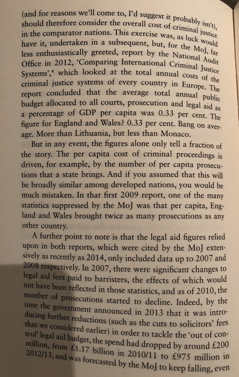 For the benefit of  @RobertJenrick, here is a free explanation of why parroting “We have the most expensive legal aid system in Europe/the world/the universe” is palpable bullshit. If he has any integrity, Robert should apologise for misleading the electorate. [1/2]