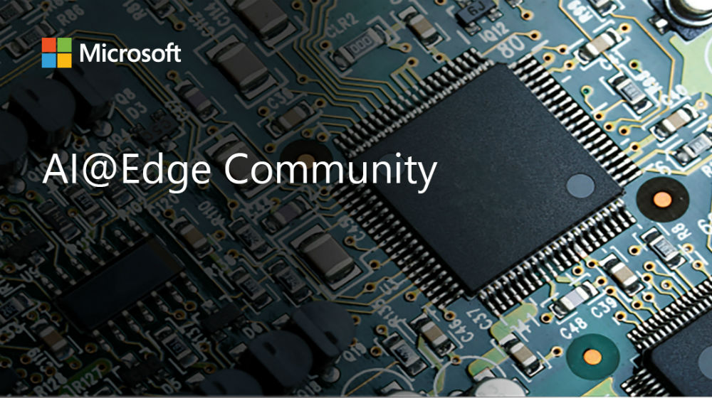 Don’t miss the opportunity to gain valuable insight on how to create solutions using intelligent edge. Join the #Microsoft #AIatEdge community and hear the latest solution and services news for #Azure and #Windows for #IoT. msft.it/6014TVaGp #IoTinActionMS #Windows10