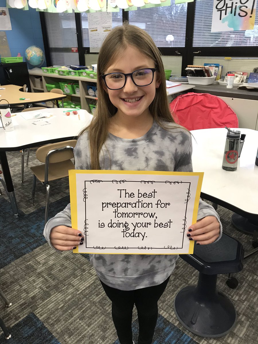 Julia earned our Keep the Quote last week! She does an incredible job of living in the moment and staying positive while learning new skills!