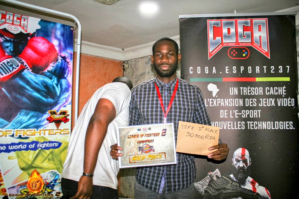 CogaEsport237's tweet photo. [LOF 2nd Edition Results]

And your LOF 2019 DragonBall FighterZ Winner is... 
#FZERO 🥇🏆
Congratulations!!
🎮🥊🥋🖥️🎧🕹️🇨🇲💯

#FGC #LOF2019 #COGA https://t.co/K2fMFTR5u4