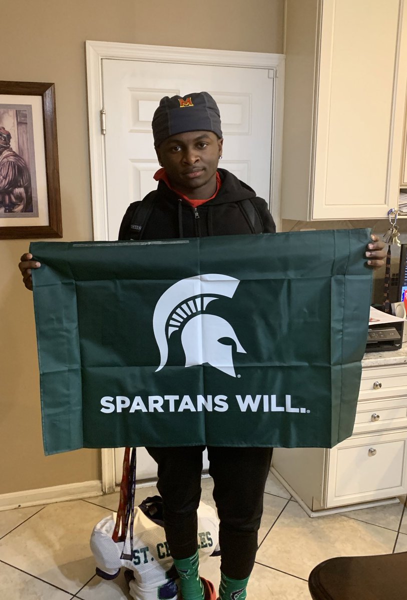 NikkiBJaxx417's tweet photo. Haha! Don’t tell my 𝓣𝓮𝓻𝓹 Kam.. @ogscrappy received this in the mail from @michiganstateu Admissions today. @MrsLawlessSCHS surely wants him to stay a Spartan!! #michiganstate #spartanswill #mysmartguy https://t.co/2Vr8HPlgJl