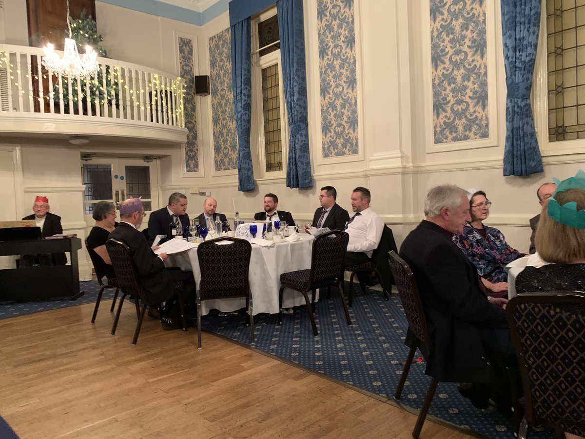 SurbitonLodge's tweet photo. Great times had at this years Surbiton Xmas Dinner, supported by fellow lodges. https://t.co/aBudZ3Tb7d