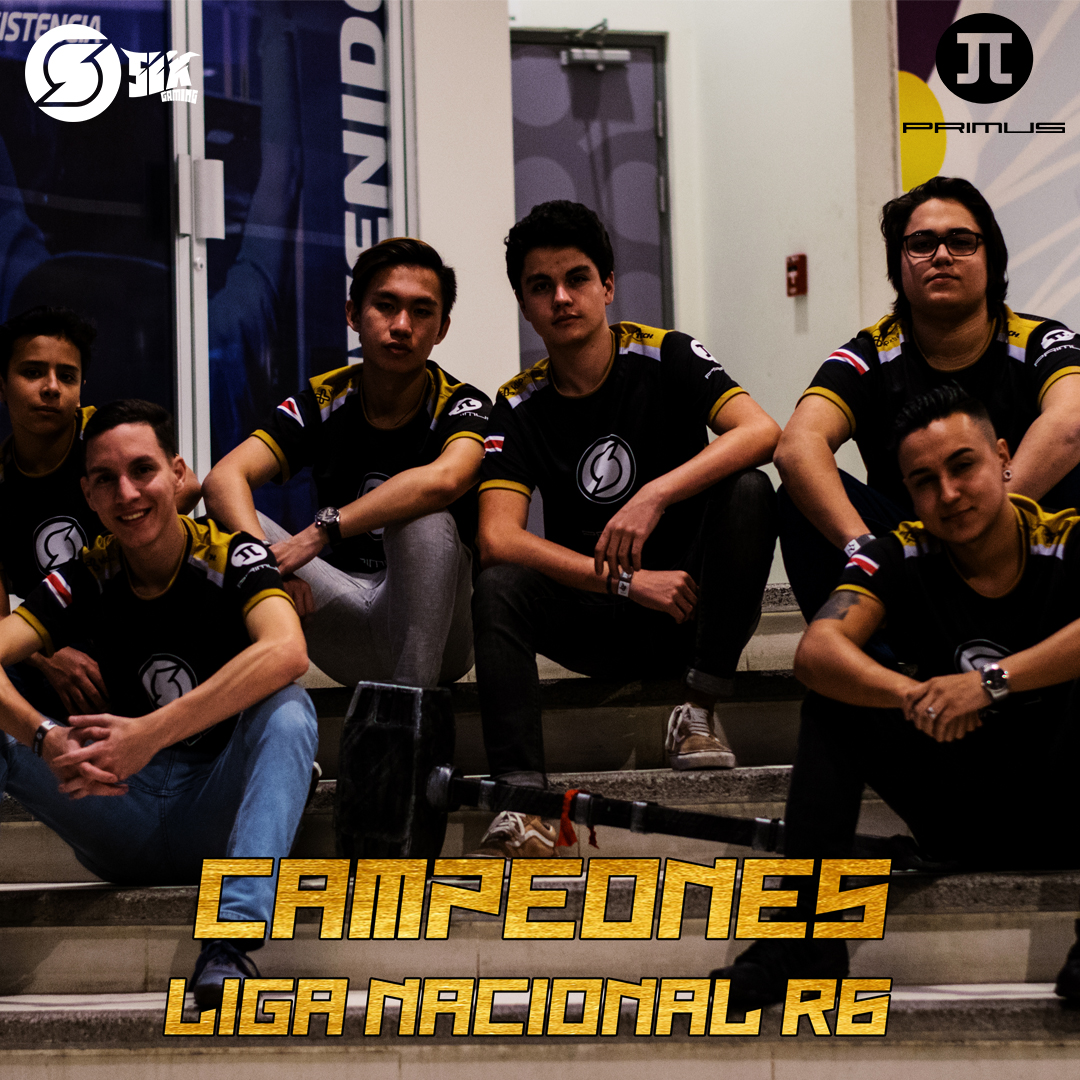 SixGamingCR's tweet photo. ¡CAMPEONES! 🏆
Tras 5 mapas intensos vs @OGEsportsGG nuestro equipo logra llevarse la final de la @liga_nacional_r6 que se llevó a cabo en el @infgamingcenter .
#SIXUP #Legionprimus #PrimusGamingPi
Mas fotos : https://t.co/Q0368QyLNj https://t.co/C8qFkchR3E