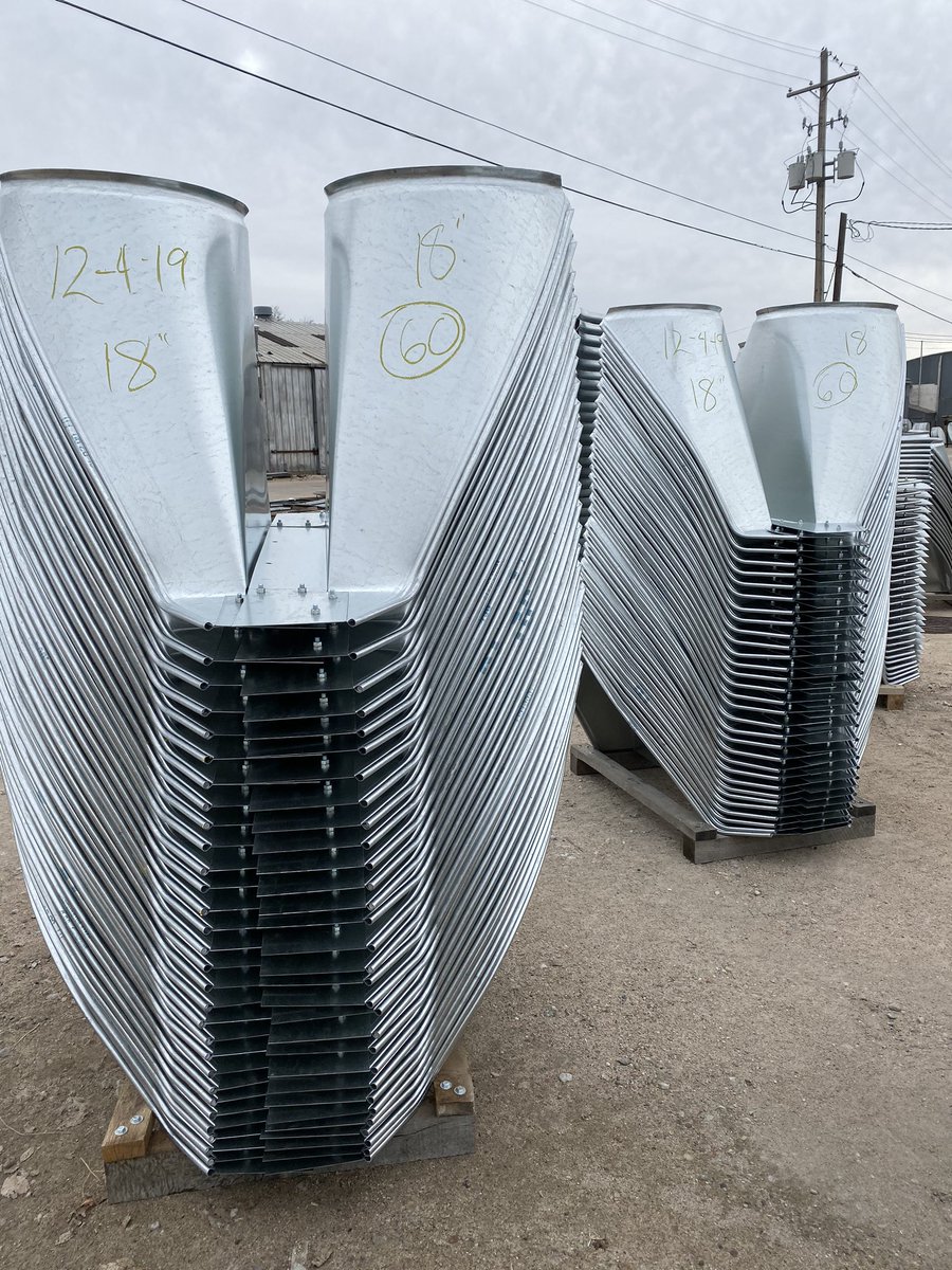 J & J Drainage Products Co. on Twitter "Fresh off the line! 18” SteelEndSections staged and