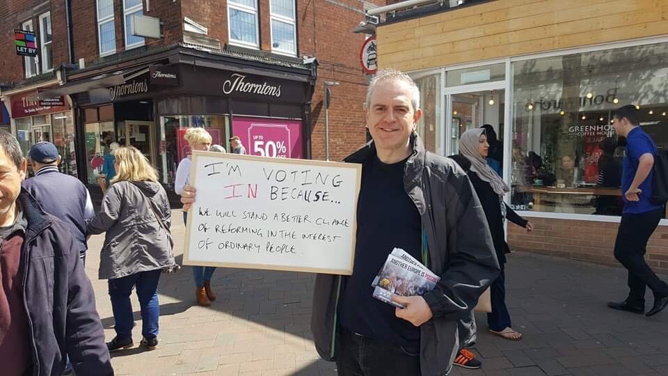 @remainwithkate @DrTonyPadilla @Anna_Soubry @Greg4Broxtowe @broxtowelabour No need for a time machine 😂😂. He was out leafleting with Another Europe is Possible not StrongerIn.