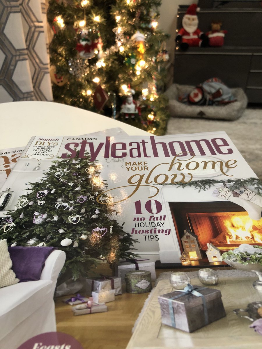 KMagBeer's tweet photo. Chill time with my December @StyleAtHome issue #metime #tistheseason https://t.co/mugq8gS8RO