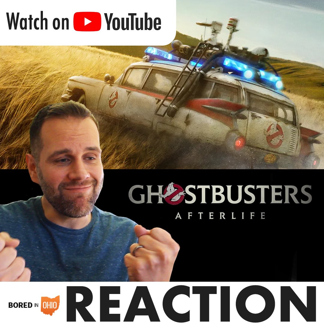 BoredinOH's tweet photo. Trailer reaction for Ghostbusters Afterlife: https://t.co/wyTfYaFrO7 #GhostbustersAfterlife #Ghostbusters2020 #ghostbusterstrailer #trailer #trailerreaction https://t.co/nTYA29Tivh