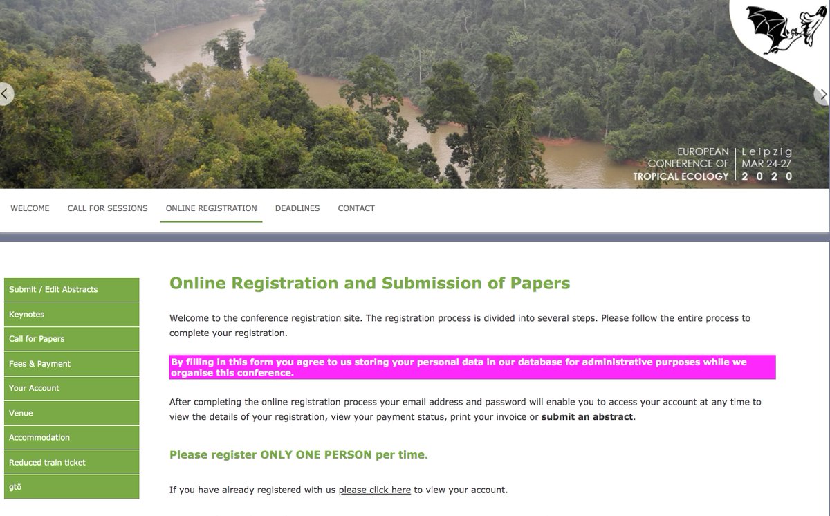 soctropecol's tweet photo. It`s almost like Christmas🎅: Our online registration for #gtoe2020 is now open! Submit your talk or poster and join us on the topic of "The future of tropical ecosystems – new insights and innovative methods" @UniLeipzig (24th-27th of March) https://t.co/zIaTqOXJkV https://t.co/koYeAUTnih