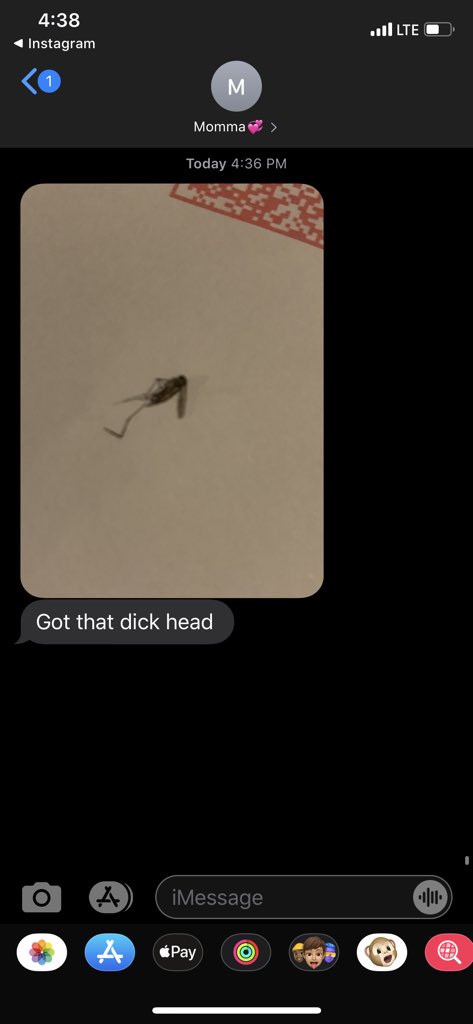 Emmy has a bunch of mosquito bites on her after staying with my mom this weekend. I just got this text 💀 #justgrandmathings