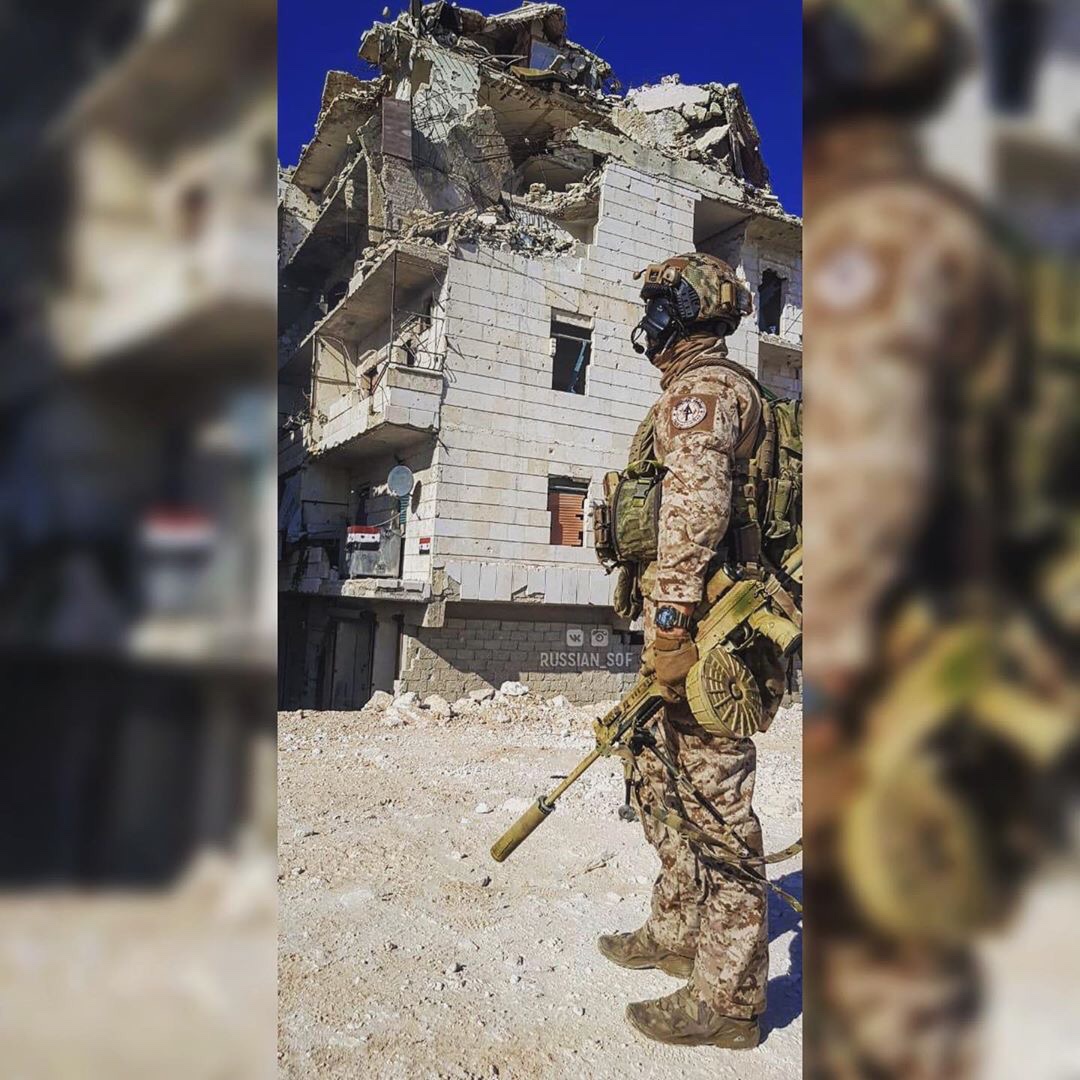 Photos of Russian SOF in Syria with shirts and trousers from All Tactical Combat and an RPK-16 with an NPZ PSU 1-4 sight in the first photo. 23/ https://www.instagram.com/p/B53MxHVHelI/?igshid=1k3koba1rm9tv