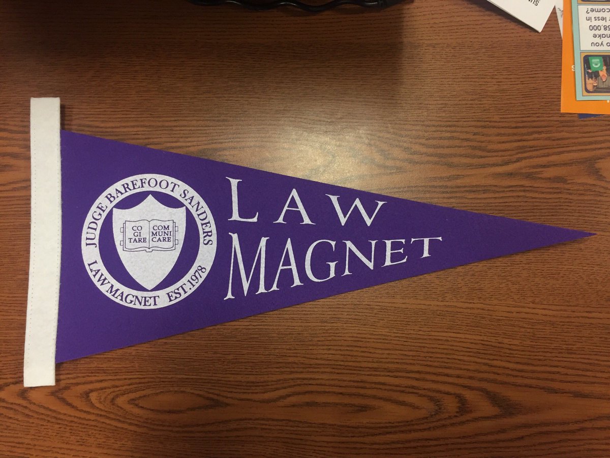 Introducing the Law Magnet pennant! #ChooseLaw #ChooseDISD