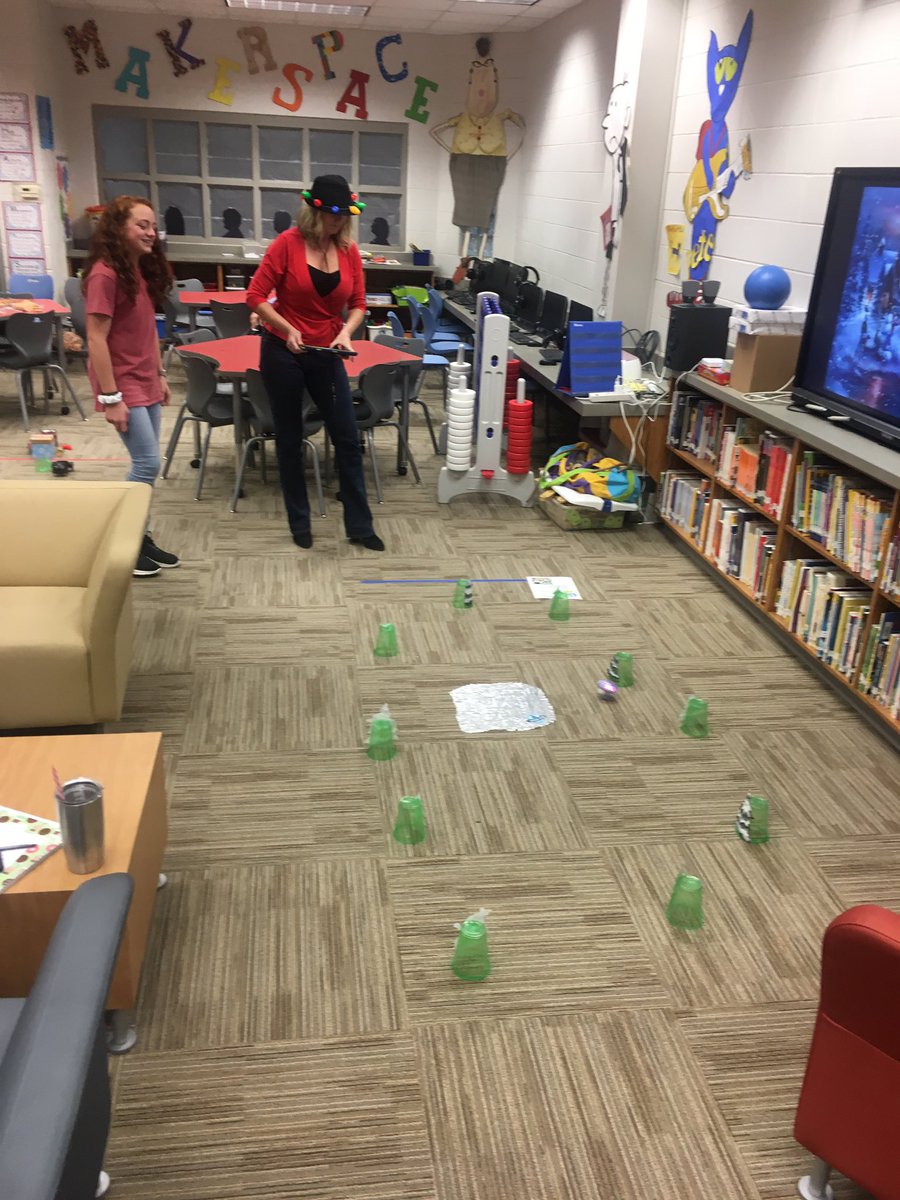 OESTribe's tweet photo. Awesome PD Session today! STEAM activities for the win! Teachers learned to code and work Robots!  #steam #jsuamsti https://t.co/xPV8DrCuG0