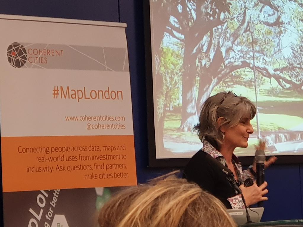 PaulAugarde's tweet photo. 'We, the blades of grass, need to understand ourselves if we are to understand our evolving places' to precis the brilliant @MartinaJuvara at #MapLondon @coherentcities https://t.co/bHKBMBGZ6k