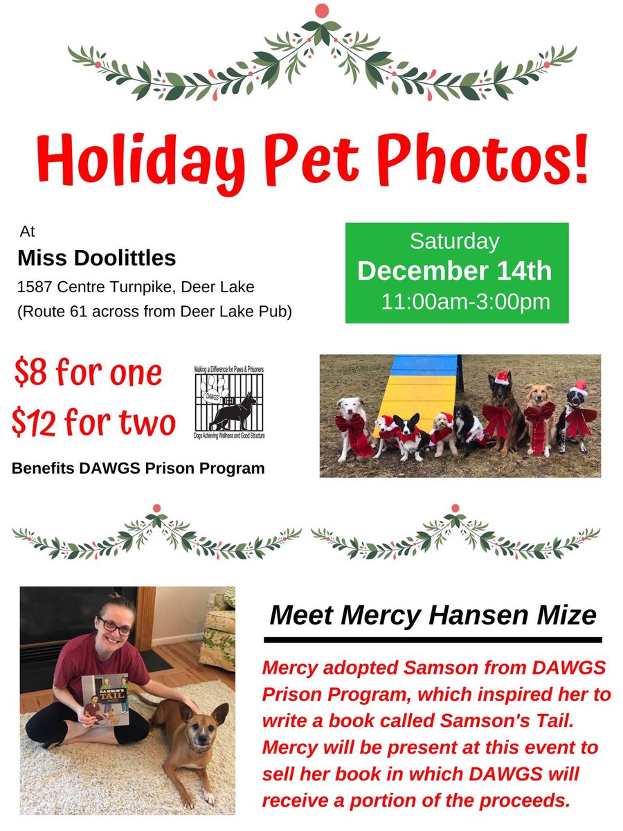 samsonstailbook's tweet photo. Looking forward to this fun event! Hope to see you there!!❤️😊🐕📚🌲🎅🏻 https://t.co/EVnBzZY4qF
