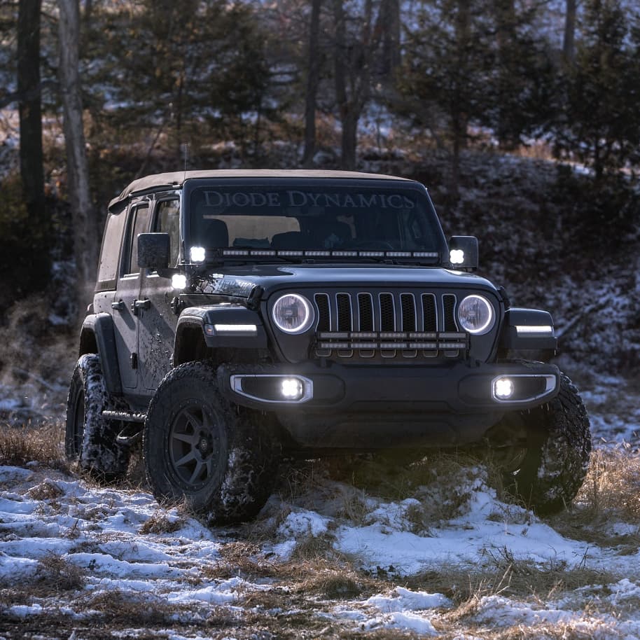 DiodeDynamics's tweet photo. On or off the road, SS3 LED Pods light the way 💪🏽 From our SAE-compliant Fog Light Kits to our off-road only Flood and Spot options, SS3 LED Pods have been engineered to provide the highest output intensity of any 3" light on the market!
#diodedynamics #stageseries #jeepwrangler https://t.co/lNs47FsMCe