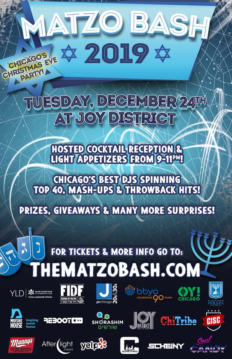 MatzoBash's tweet image. Tix for Matzo Bash, the one party your bubby wants you to go to are on sale NOW!
 
Get Your Discounted Tix NOW at Matzobash.com and BUY NOW to Lock in the Best Price!
 
Tix include admission, a 2 hourr hosted bar, light appetizers!