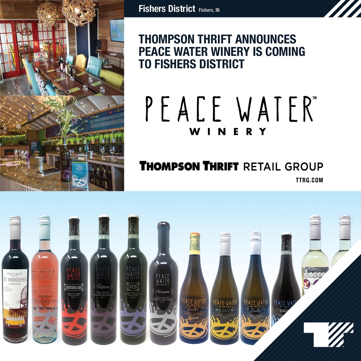Welcome <a href="/peacewaterwines/">Peace Water Winery</a>!
 
Peace Water Winery is Indiana’s only locally-owned California winery with handcrafted Nappa Valley wines to suit any taste!
.
#fishersdistrict #indylocal #fishers #innovation #aroundfishers #indy #indianapolis
.
FishersDistrict.com