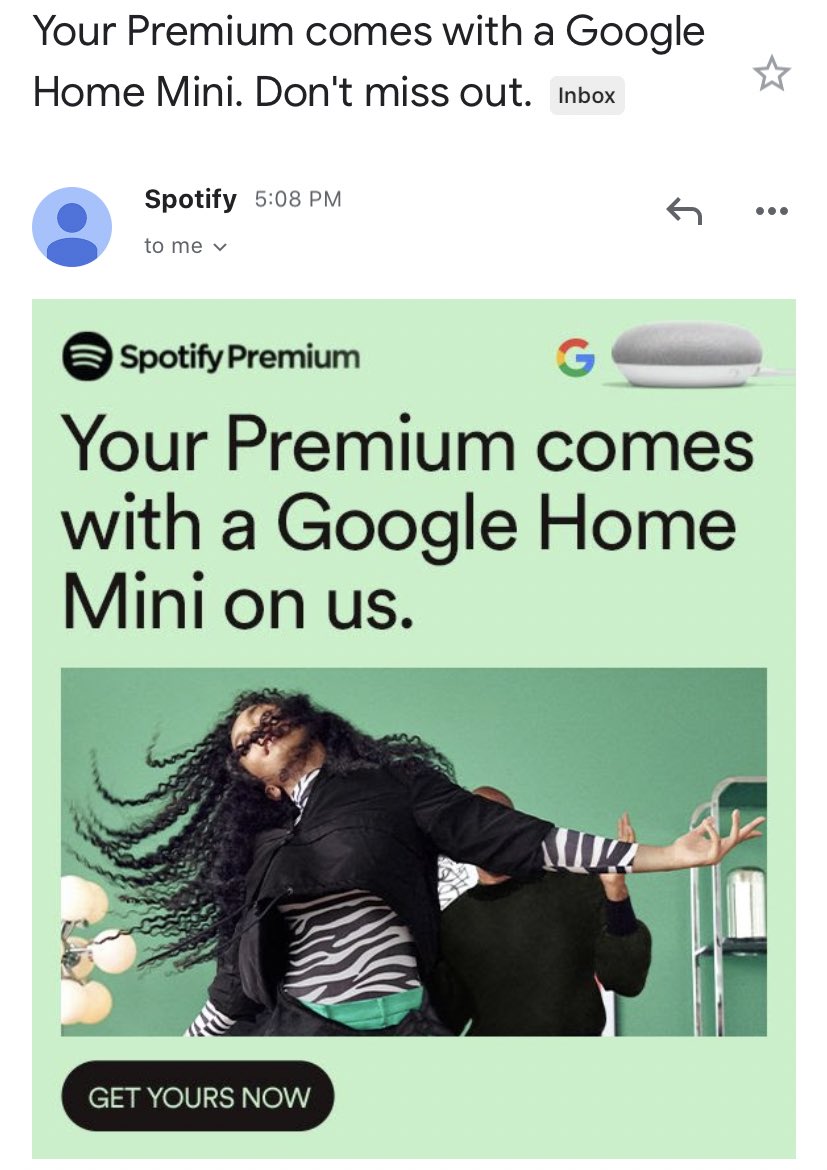 google home mini promotion