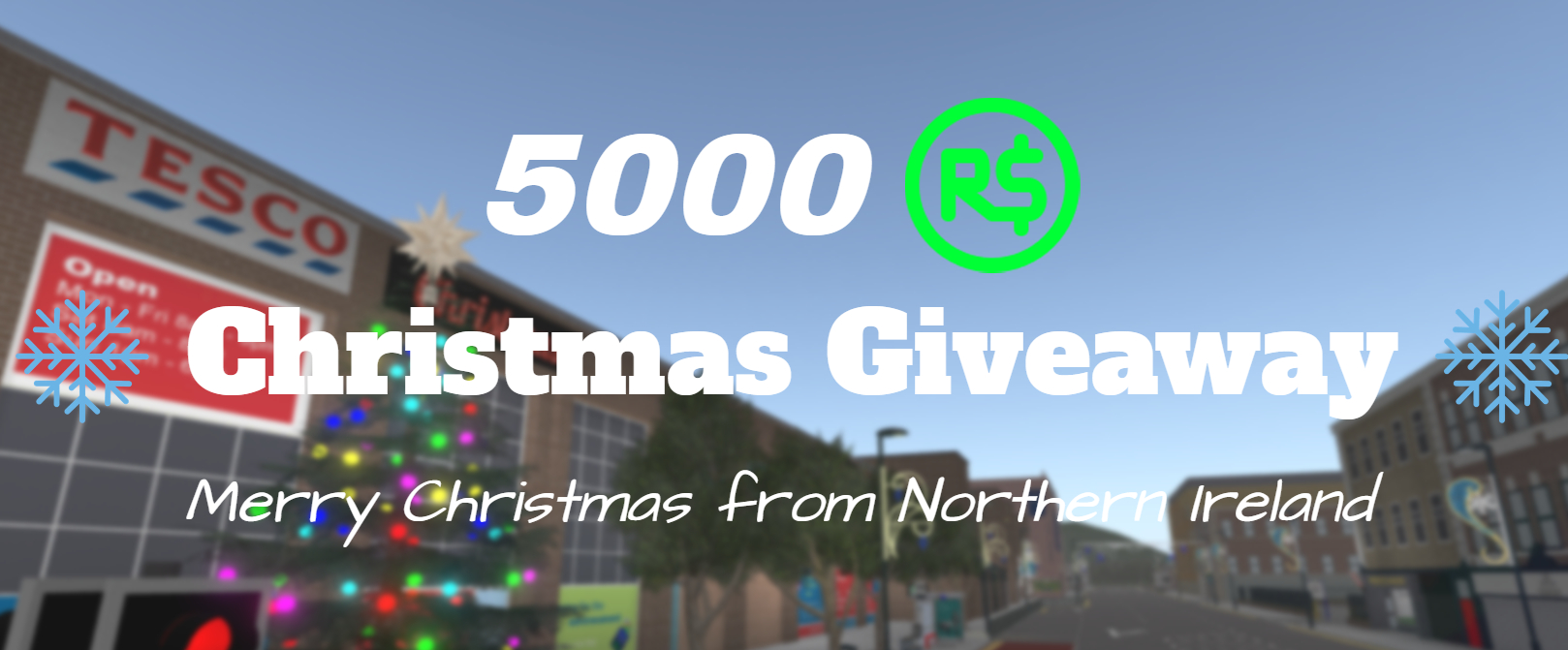 Northern Ireland On Twitter Christmas Giveaway 5000 Robux To Enter Our Christmas Giveaway Simple Send Us Your Best Photos On Londonderry Tagging Us Ni Rblx On Twitter 1st Place 5000r - tesco rp roblox