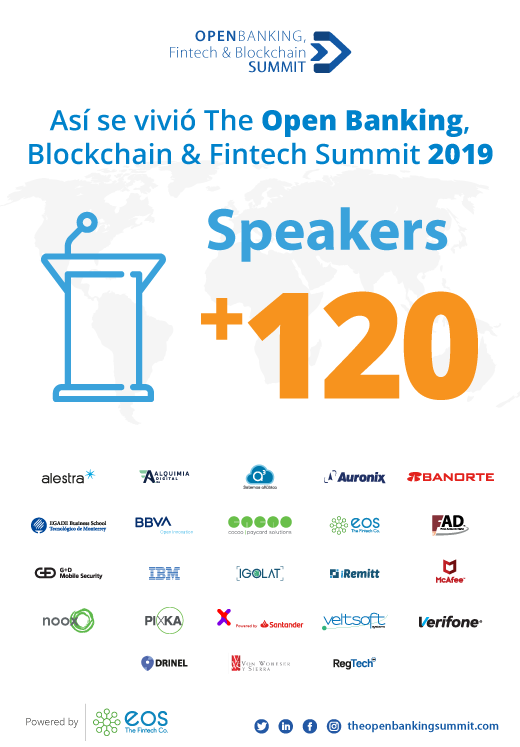 Open_Finance_20's tweet image. #TheOpenBankingSummit contó con más de 120 speakers entre keynotes, panelistas y pitches, donde nos dejaron mucho aprendizaje, nos dieron muchos consejos y sobre todo nos dieron una visión más amplia del panorama 2020 en OpenBanking, Fintech &amp;amp; Blockchain.
Gracias.