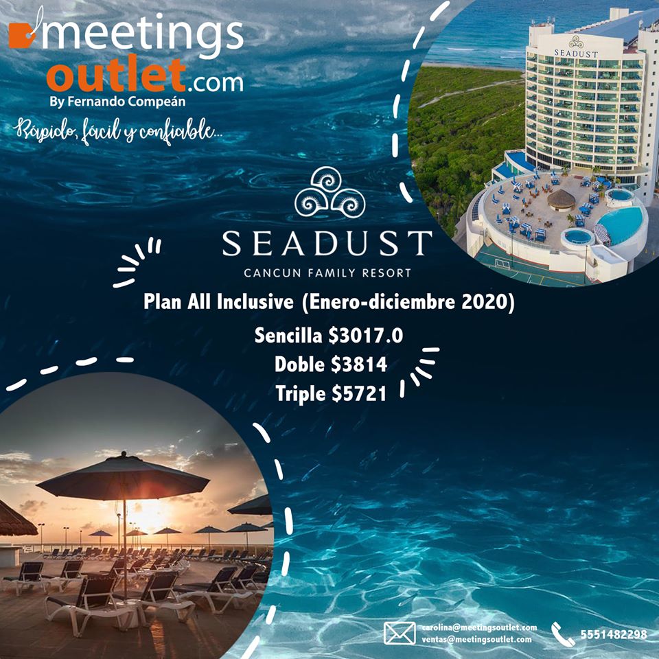 MeetingsOutlet's tweet photo. #Seadust #Cancun está ubicado en las envidiables playas de arena blanca de la zona hotelera de Cancún. 
Sus salas privadas y su centro de convenciones con capacidad de hasta 800 personas, mas sus instalaciones de vanguardia hacen de este hotel una excelente
opción 🙌 https://t.co/RWiU5NaETK