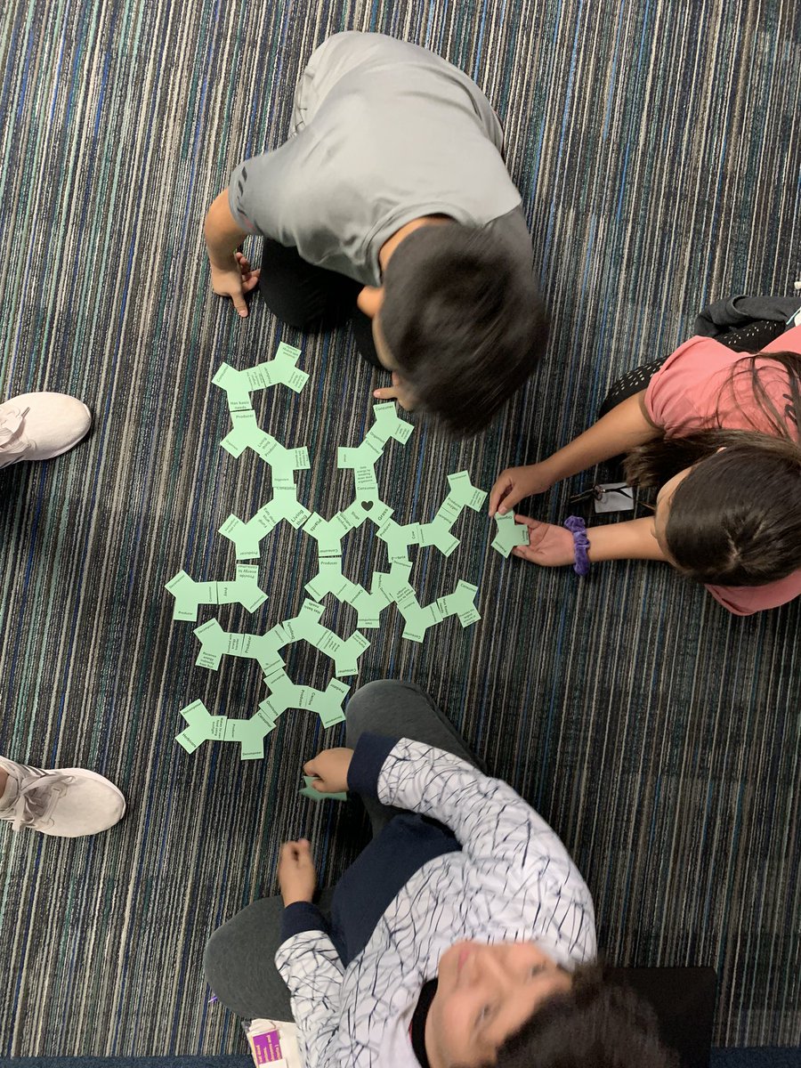 Robicheaux_STEM's tweet photo. Triconnect review! #statcast19 introduced me to new and fun ways to review with my students! #liederleopardsarebettertogether #CFISDScience https://t.co/rhkfrBOO64
