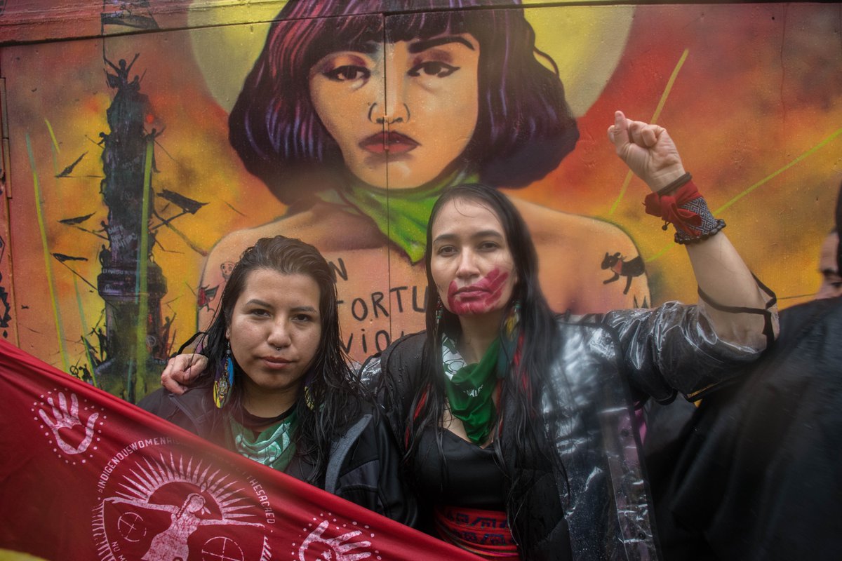 ChileBayareaCa's tweet photo. " The rapist is you" these words have now been repeated across the world by thousands of women in Chile, France, Spain, the UK, Colombia, and Mexico, and India among other countries. @CNN @CNNChile @BBCWorld 
#LasTesis 
#SF
#UnVioladorEnTuCamino 
Pictures by Pancho Pescador https://t.co/BTkEz5cbMF