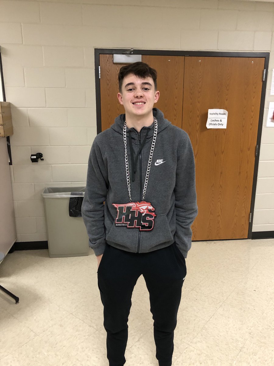 HuntleyHSBball's tweet photo. Congrats to Ben Ahmer for winning Teammate of the Week! https://t.co/lLJ9QiHxDW
