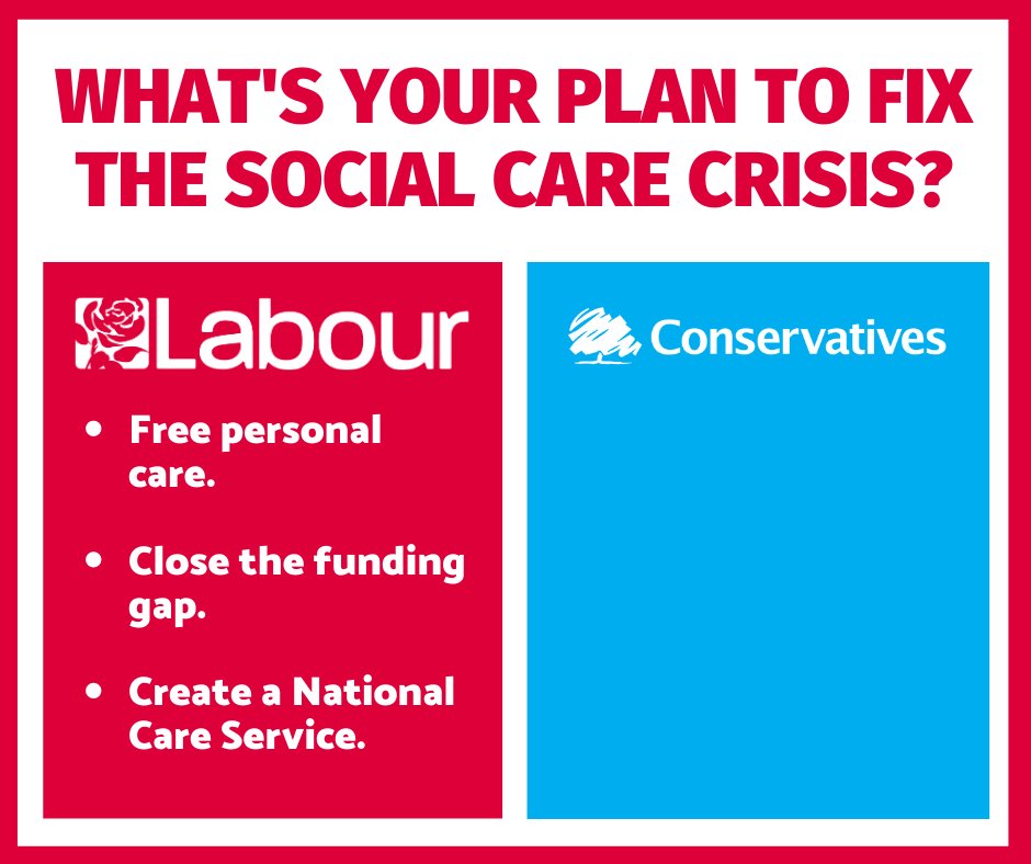 jeremycorbyn's tweet image. Clear choice.