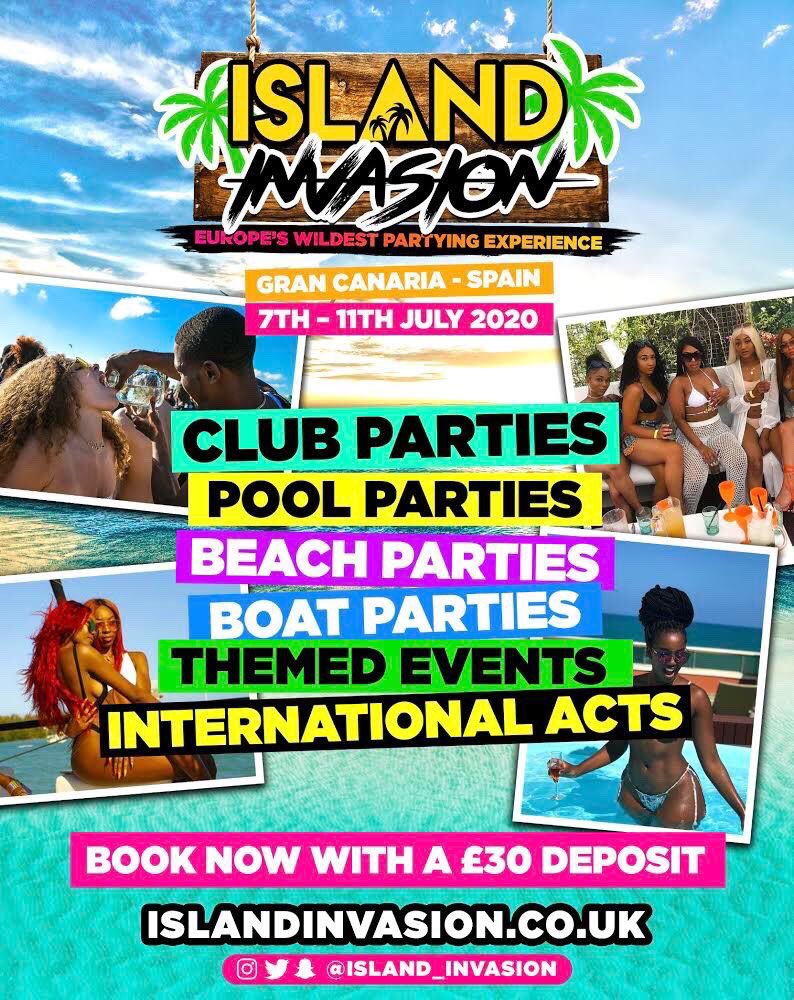 MRL3WIS90's tweet photo. #IslandInvasion Gran Canaria 

The Only Place To Be Summer 2020 🤩 https://t.co/uFSIzHCszk