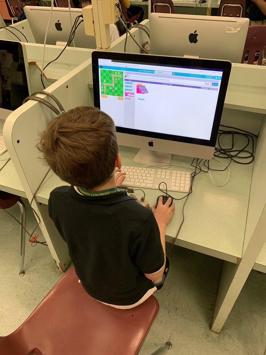 We kicked off Compuer Science in Education Week by coding in Code.org. We will be participating in coding activities all week here at NEE. <a href="/NovaEisenhower/">Nova Eisenhower</a> <a href="/BrowardSTEM/">Broward STEM</a> #HourofCode2019