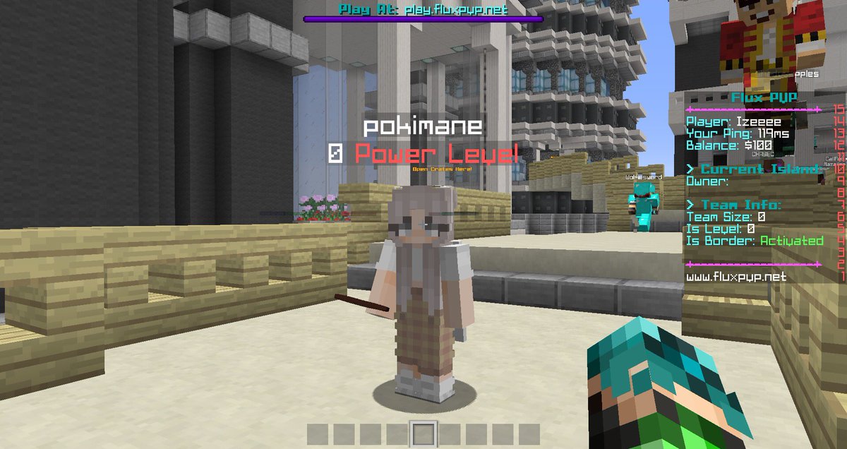 TeamFluxMC's tweet photo. Even @pokimanelol has come and joined us on OP Skyblock.... https://t.co/wx6Bxlf4iM https://t.co/h4xKJPnZB4