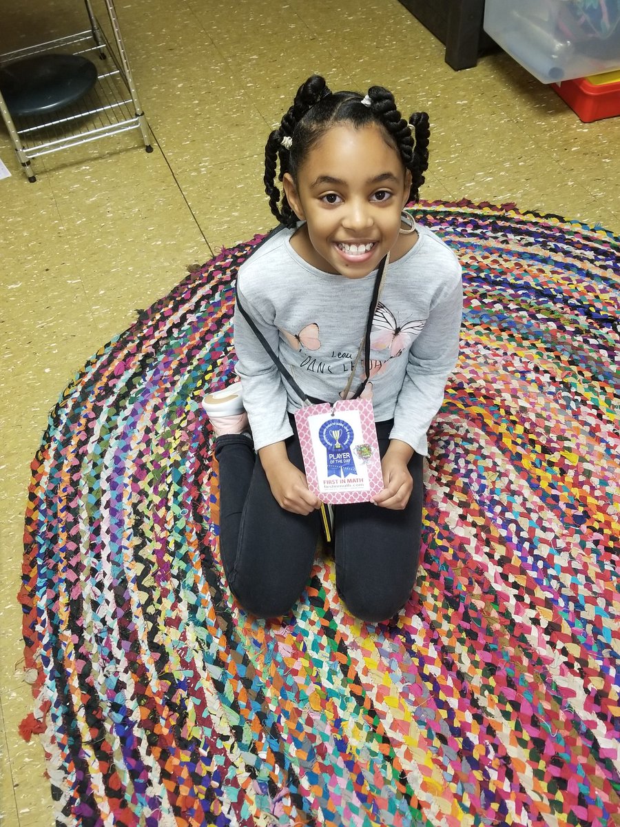 joy2teachem's tweet photo. Yay Makyla, Skye, Nora and Paisley☆my @FirstInMath Players of the Day from last week! @hce_stemacademy #girlslovemath❤💚❤💚❤ https://t.co/JyCFaaQNoG