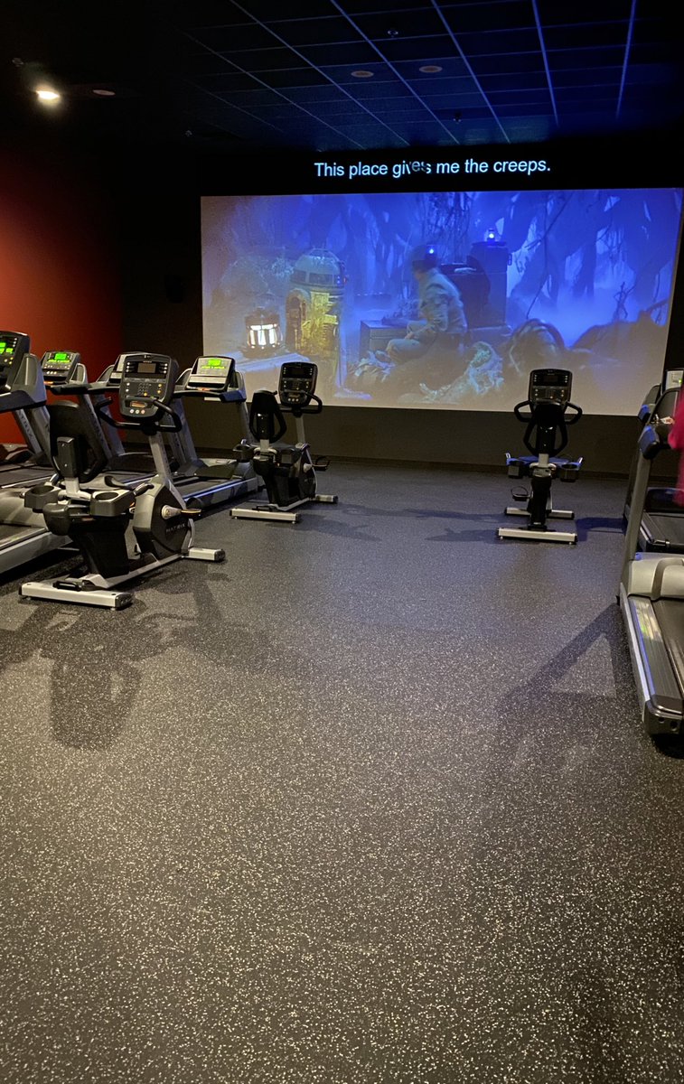 mandylawson7's tweet photo. My heel still has some pain, but I’m gonna try to run anyway.
Empire Strikes Back, a treadmill, and me.
#WriteFit
#Runner
#StarWars https://t.co/CNF5mOlayh
