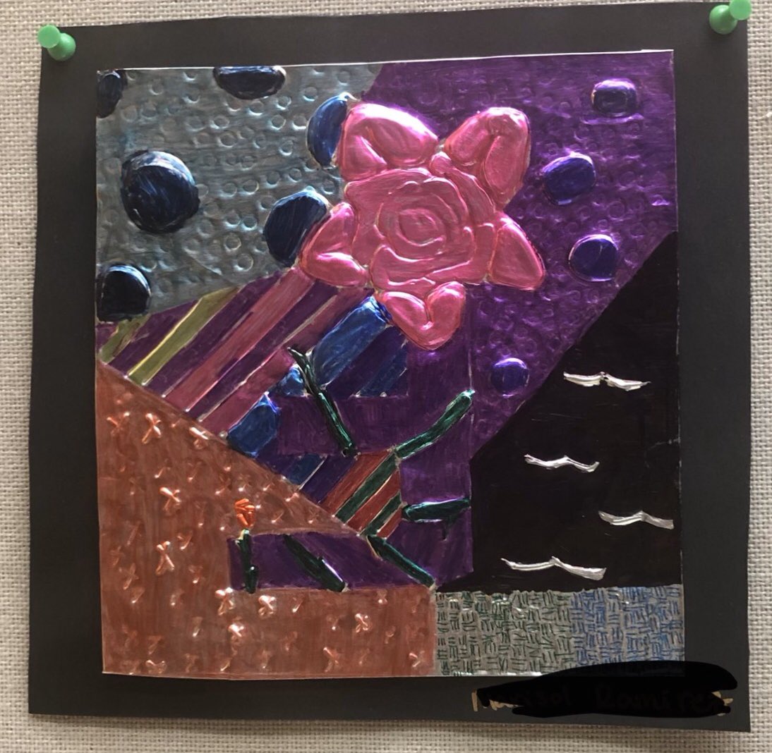 YoSoyLaLay's tweet image. I'm constantly amazed by what our students can do with #art. Check out this tin work done by our 8th grade 3D Art students.  Stunning!!!  #exploreyourpath #artseducation @WeGoD33 @D33Leman #everybodyinLMS