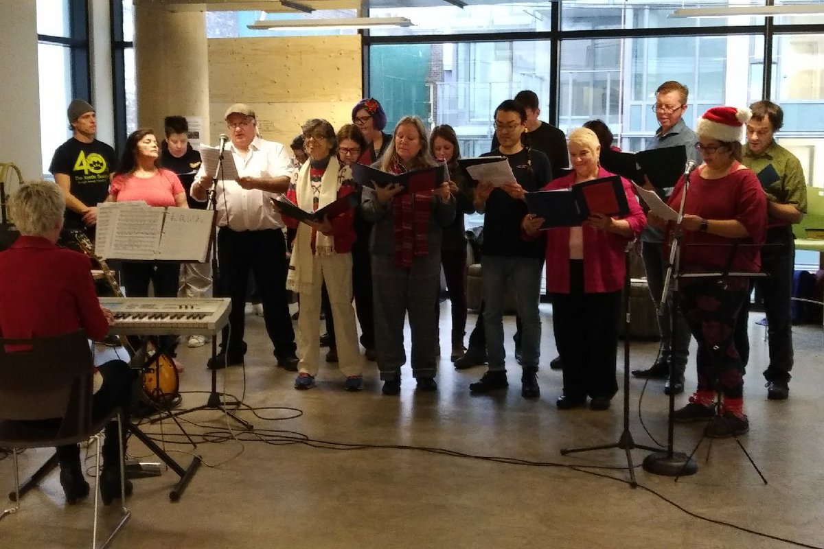On Wednesday, December 18th, come on down to the Main Lobby from 12-1pm for a special performance by The Kettle Choir! At this time, we'll also be accepting all of your warm clothing donations. Remember, fill a bag and in return receive $5 to Harbour Centre's Food Court &amp; shops!