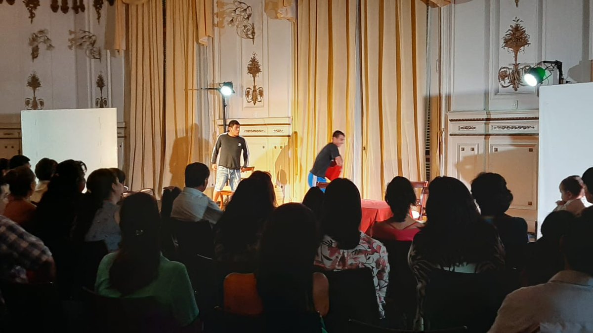 CCAmerica23's tweet photo. Ahora en @CCAmerica23 cierre #TallerTeatro #TallerFolklore #FundacionRevivir #Salta https://t.co/KaM1KoN5xr