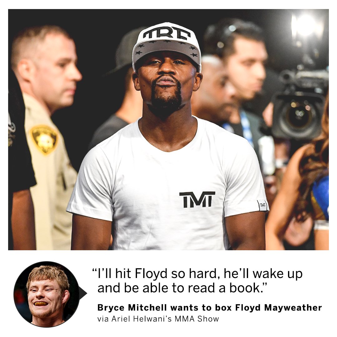 espnmma's tweet photo. That’s... not nice 😶 (via @arielhelwani) https://t.co/e65YHgP8Du